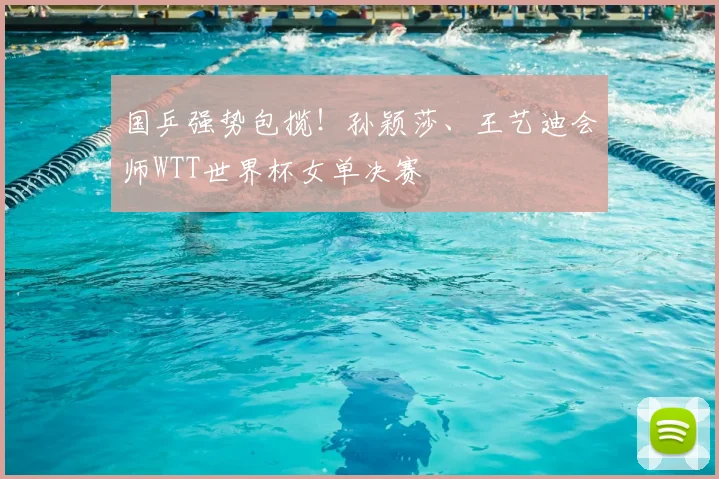 国乒强势包揽！孙颖莎、王艺迪会师WTT世界杯女单决赛